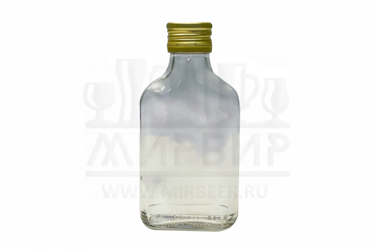 Бутылка стеклянная СТОПКА 0,1 л. с колпачком